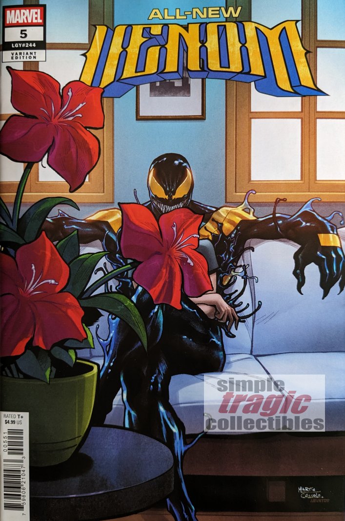 All-New Venom #5 Spoiler Variant Comic Book Cover Art by Martin Coccolo