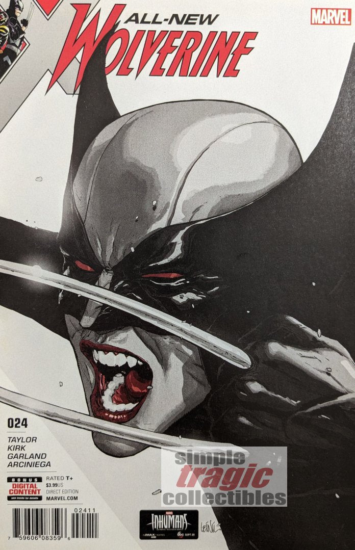 All-New Wolverine #24 Comic Book Cover Art by Leinil Francis Yu