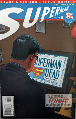 All-Star Superman #11 Comic Book Cover Art by Frank Quitely