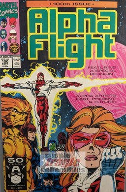 Alpha Flight #100 Comic Book Cover Art by Tom Morgan
