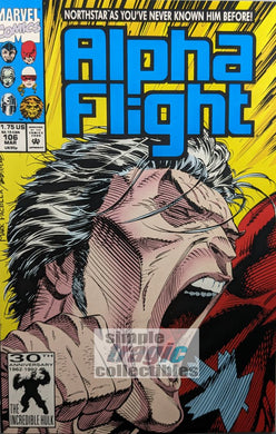Alpha Flight #106 Comic Book Cover Art by Mark Pacella