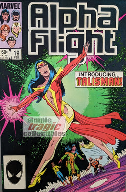 Alpha Flight #19 Comic Book Cover Art By John Byrne
