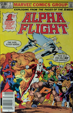 Alpha Flight #1 Comic Book Cover Art by John Byrne