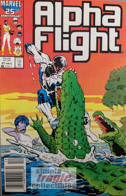 Alpha Flight #41 Comic Book Cover Art