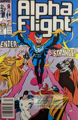 Alpha Flight #78 Comic Book Cover Art