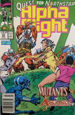 Alpha Flight #82 Comic Book Cover Art by John Byrne