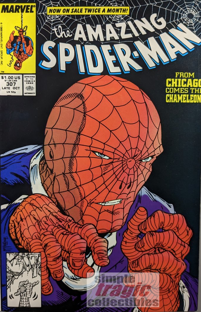 Amazing Spider-Man #307 Comic Book Cover Art by Todd McFarlane