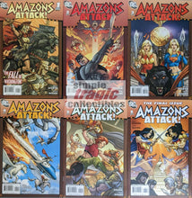 Load image into Gallery viewer, Amazons Attack #1-6 Comic Book Cover Art by Pete Woods
