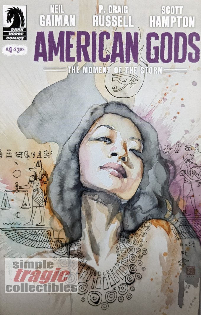 American Gods: The Moment Of The Storm #4 Comic Book Cover Art by David Mack