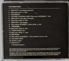 Load image into Gallery viewer, Andrea Marcovicci - I Am Anne Frank CD Back Cover Art
