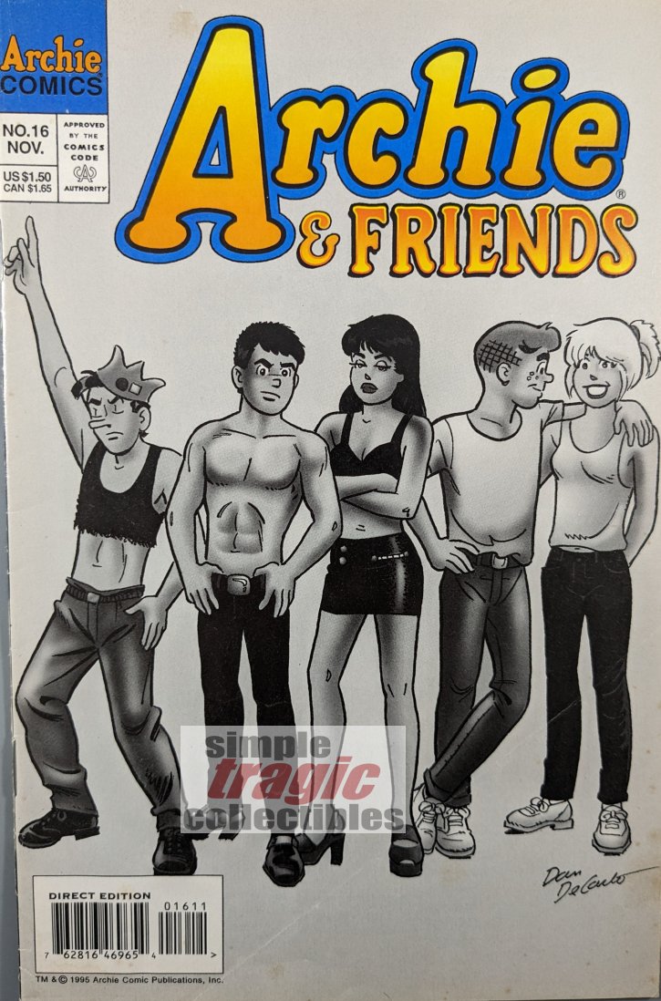 Archie & Friends #16 Comic Book Cover Art by Dan DeCarlo