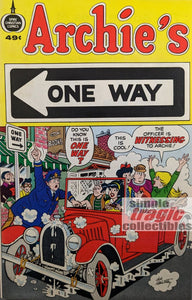 Archie's One Way #1 Comic Book Cover Art