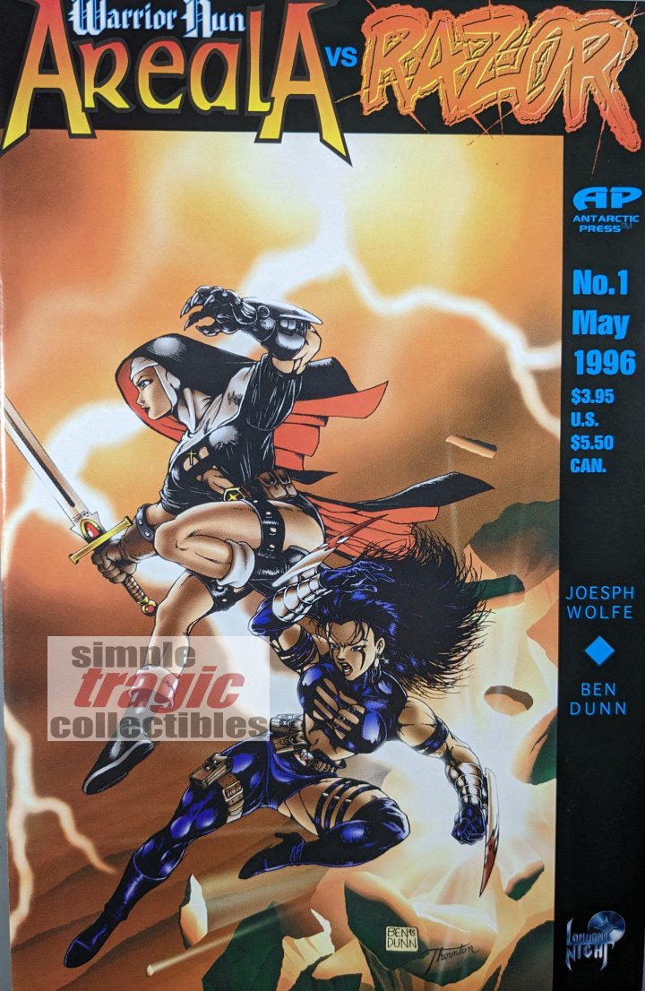Warrior Nun Areala Vs. Razor (1996) #1 – Simple Tragic Collectibles