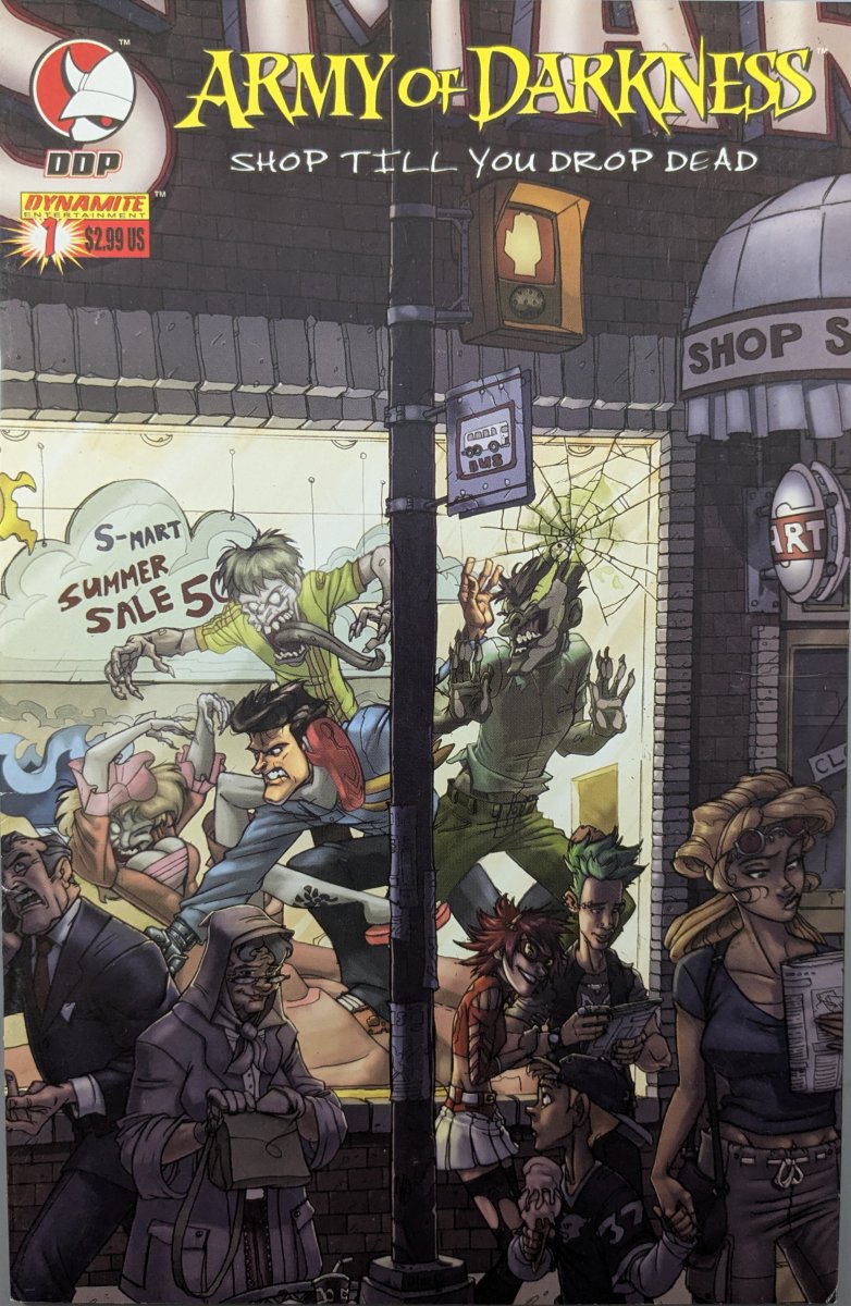 Army Of Darkness: Shop Till You Drop Dead #1 Comic Book Cover Art by Nick Bradshaw