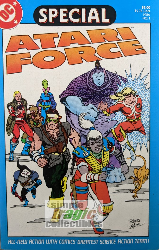 Atari Force Special #1 Comic Book Cover Art by Marshall Rogers