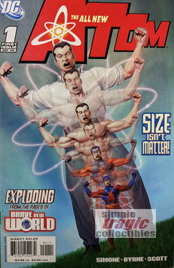 All New Atom #1 Comic Book Cover Art by Ariel Olivetti