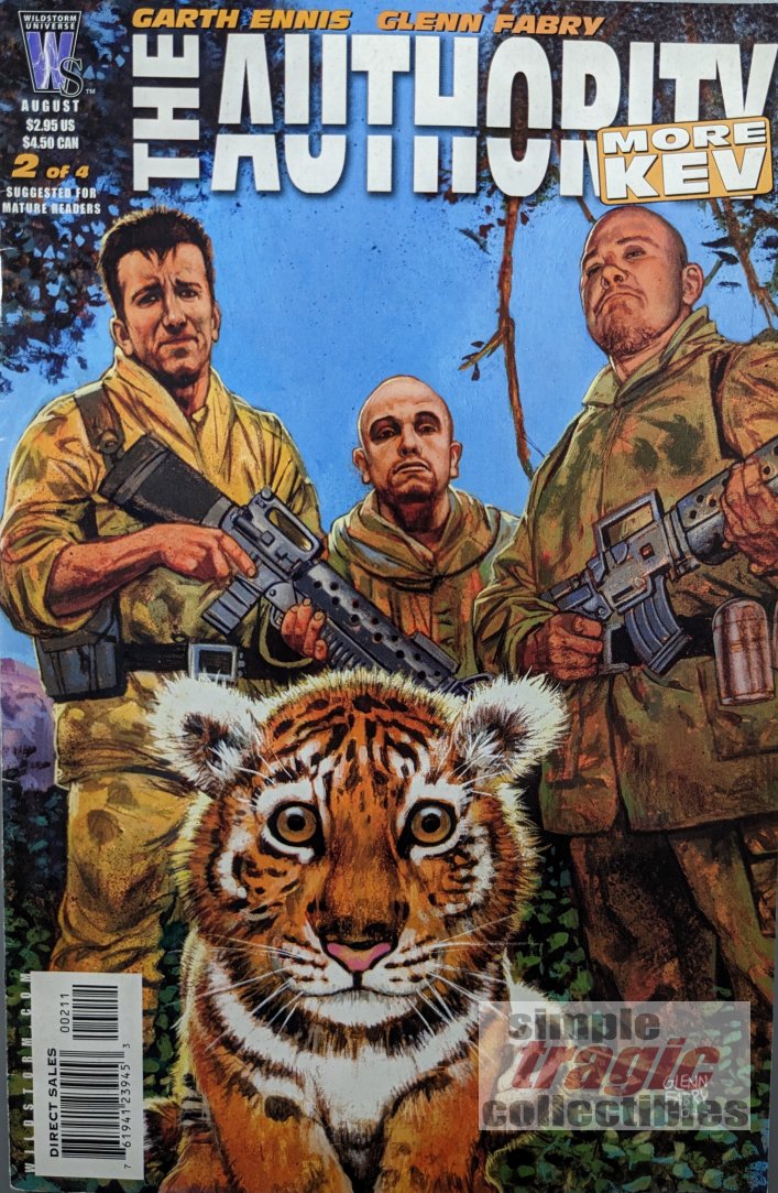 The Authority: More Kev #2 Comic Book Cover Art by Glenn Fabry