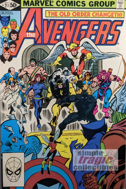 Avengers #211 Comic Book Cover Art by Gene Colan