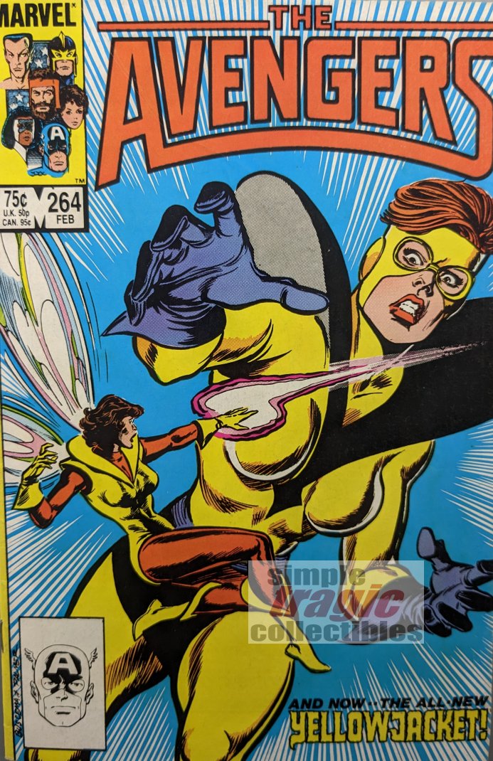 Avengers #264 Comic Book Cover Art