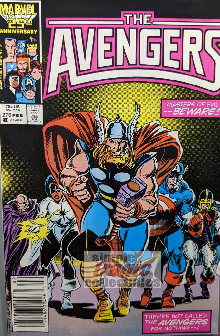 Avengers #276 Comic Book Cover Art