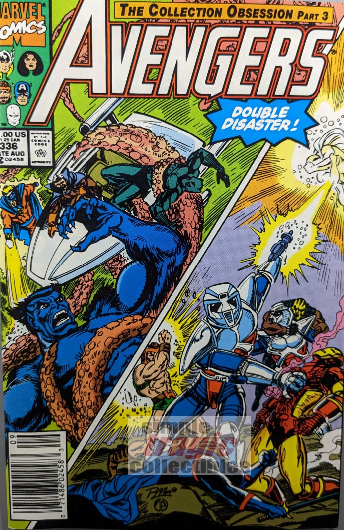 Avengers #336 Comic Book Cover Art by Ron Lim