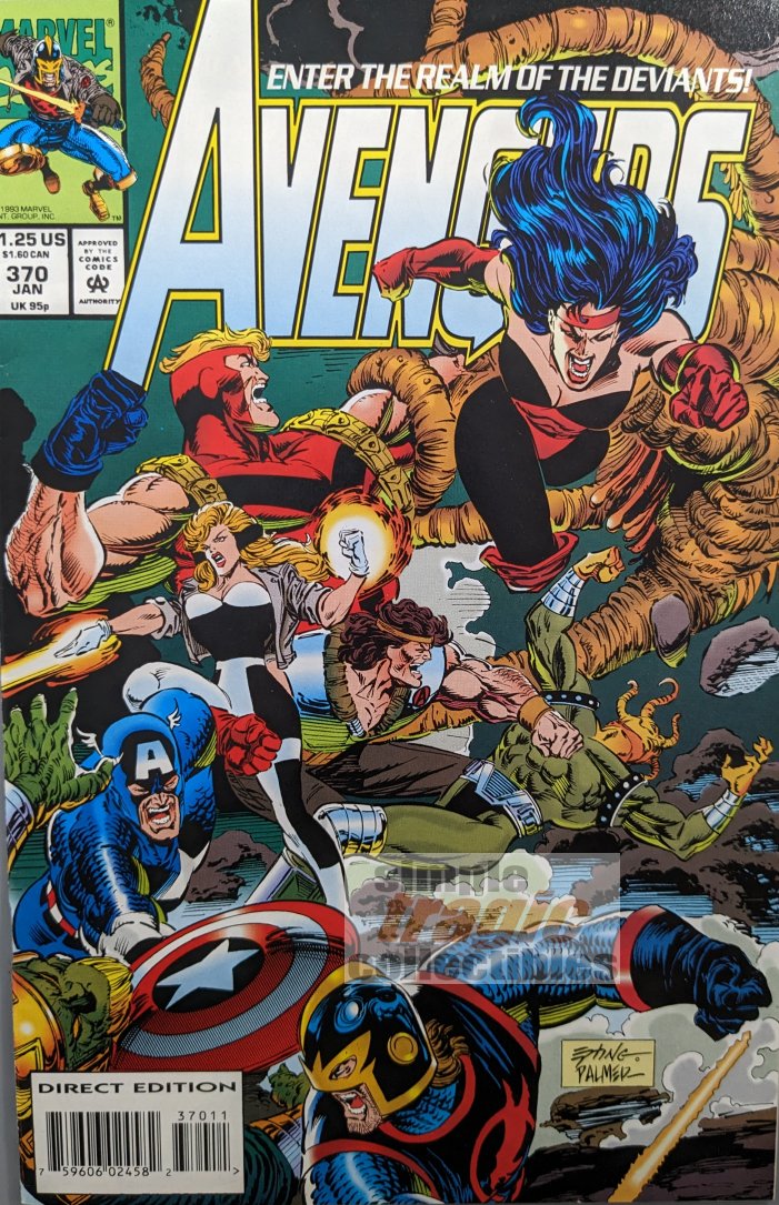 Avengers #370 Comic Book Cover Art