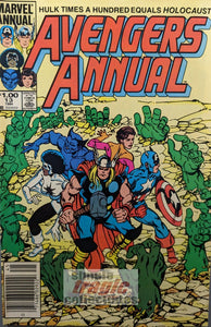Avengers Annual #13 Comic Book Cover Art