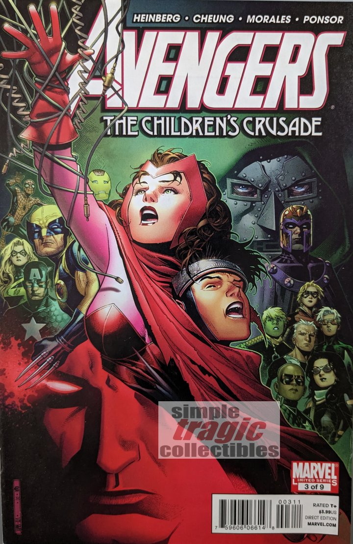 Avengers: The Children's Crusade #3 Comic Book Cover Art by Jim Cheung