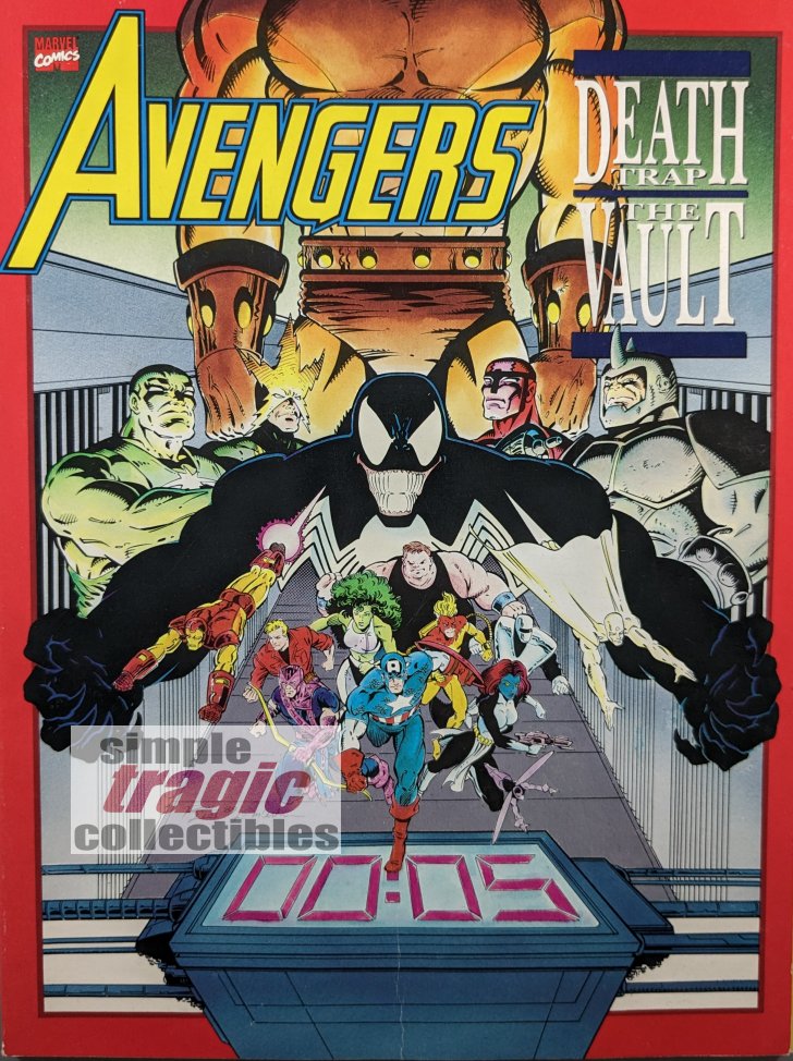 Avengers: Death Trap - The Vault Graphic Novel Cover Art by Ron Lim