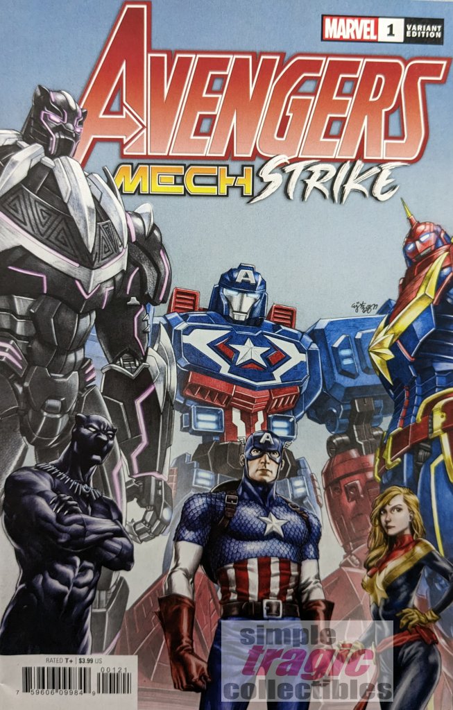 Avengers Mech Strike #1 Comic Book Cover Art
