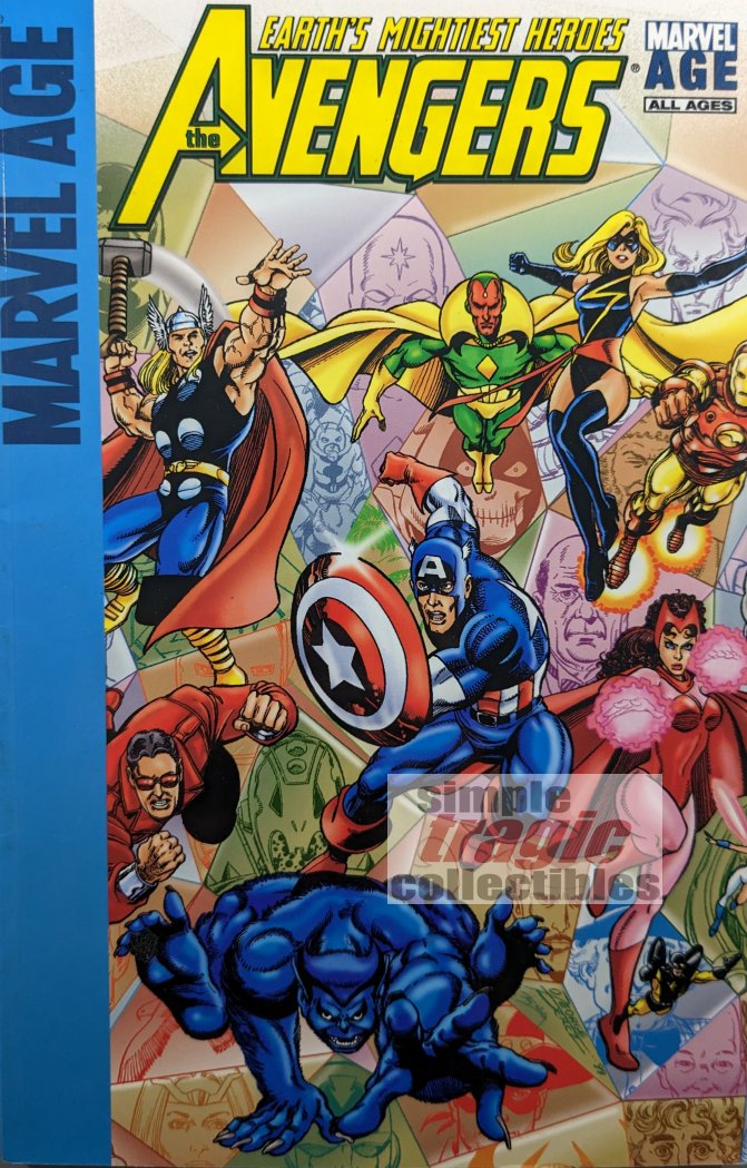 Avengers Trade Paperback Comic Book Cover Art