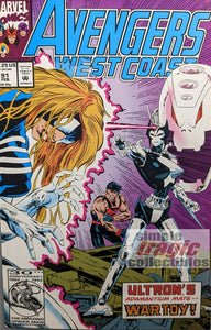 Avengers West Coast #91 Comic Book Cover Art