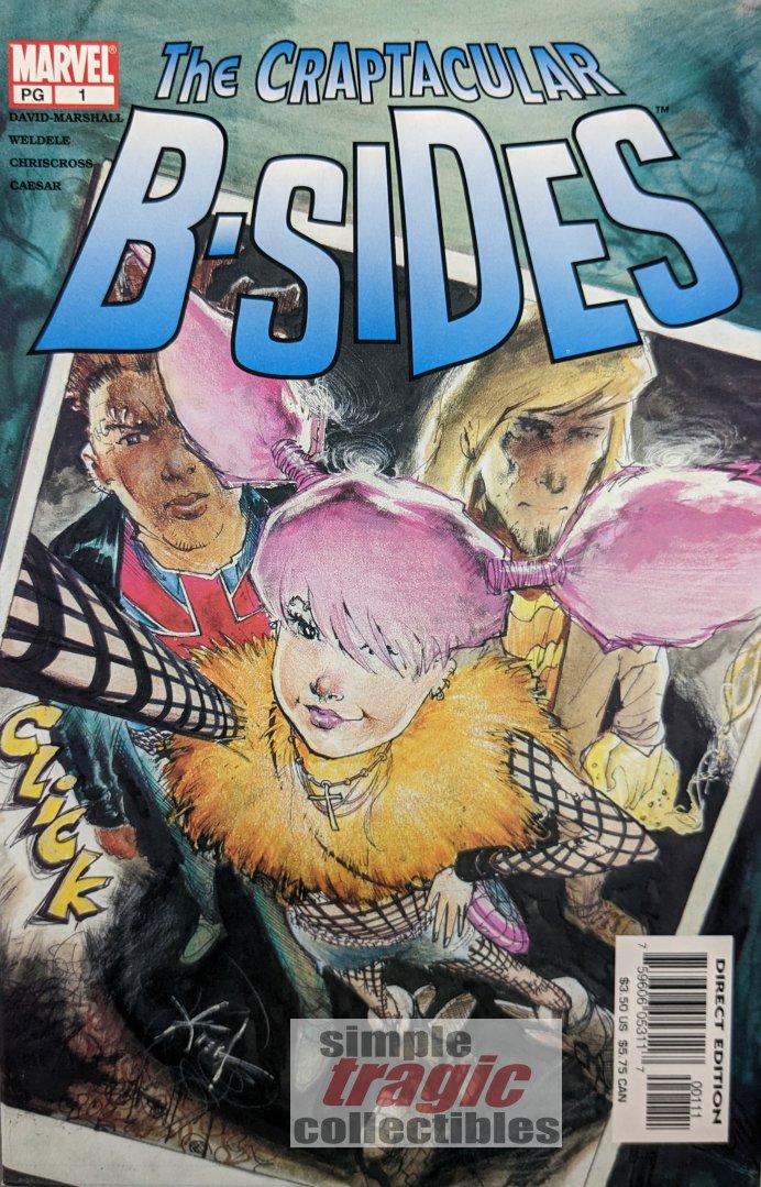 B-Sides #1 Comic Book Cover Art by Sam Kieth