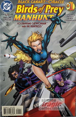 Birds Of Prey: Manhunt #1 Comic Book Cover Art