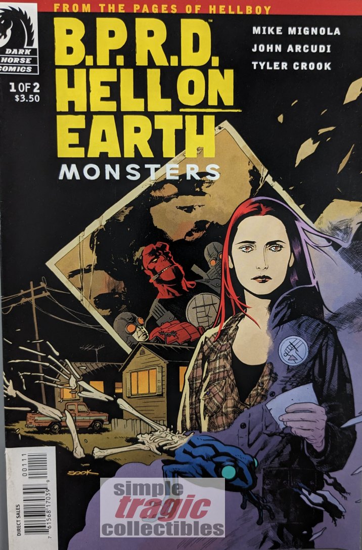 BPRD Hell On Earth: Monsters #1 Comic Book Cover Art by Ryan Sook