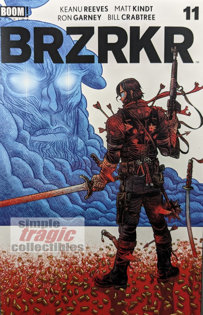 BRZRKR #11 Comic Book Cover Art by David Rubin