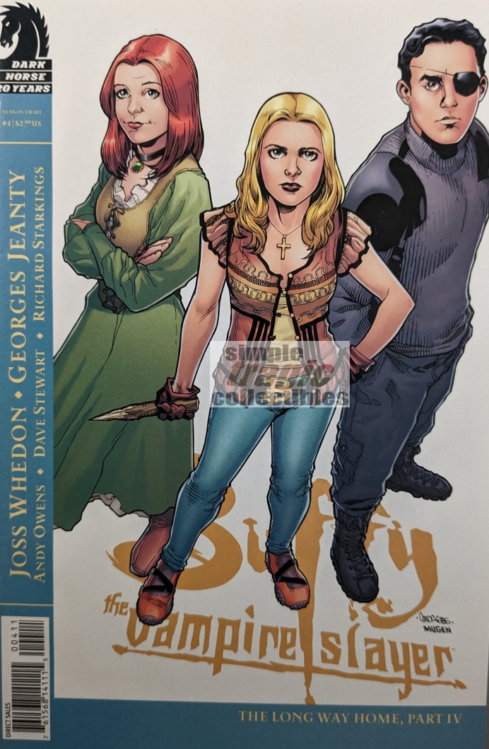 Buffy The Vampire Slayer #4 Comic Book Cover Art by Georges Jeanty