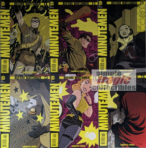 Before Watchmen: Minutemen #1-6 Comic Book Cover Art by Darwyn Cooke