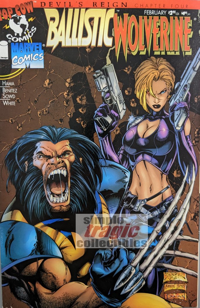 Ballistic - Wolverine #1 Comic Book Cover Art
