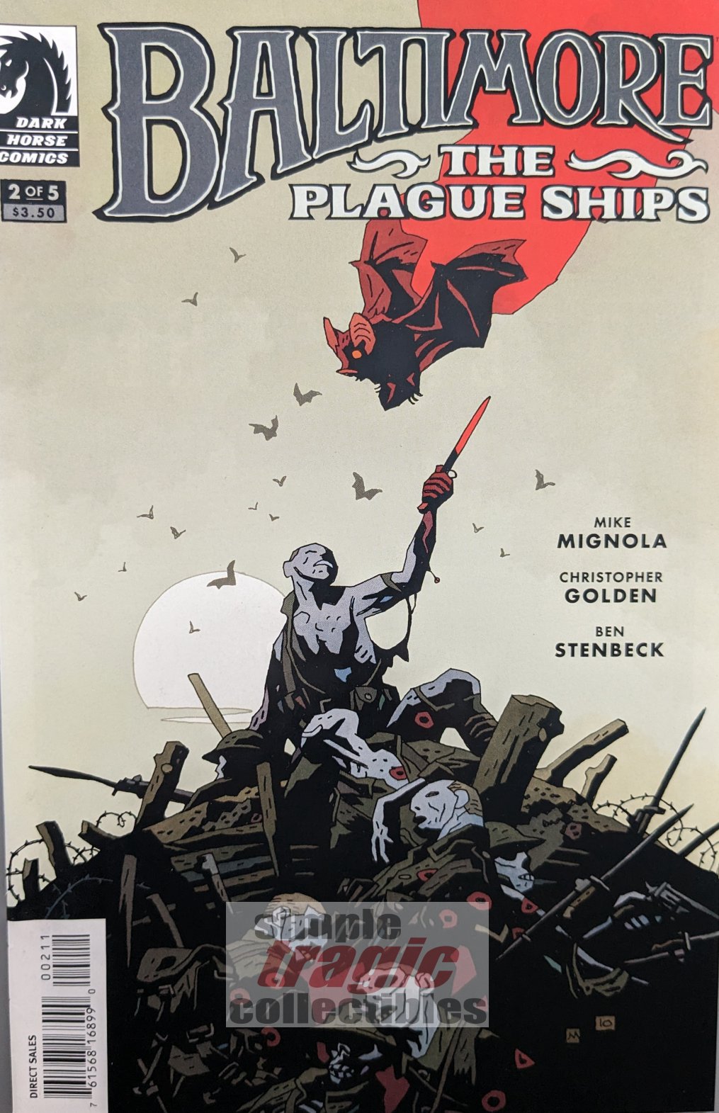 Baltimore: The Plague Ships #2 Comic Book Cover Art by Mike Mignola