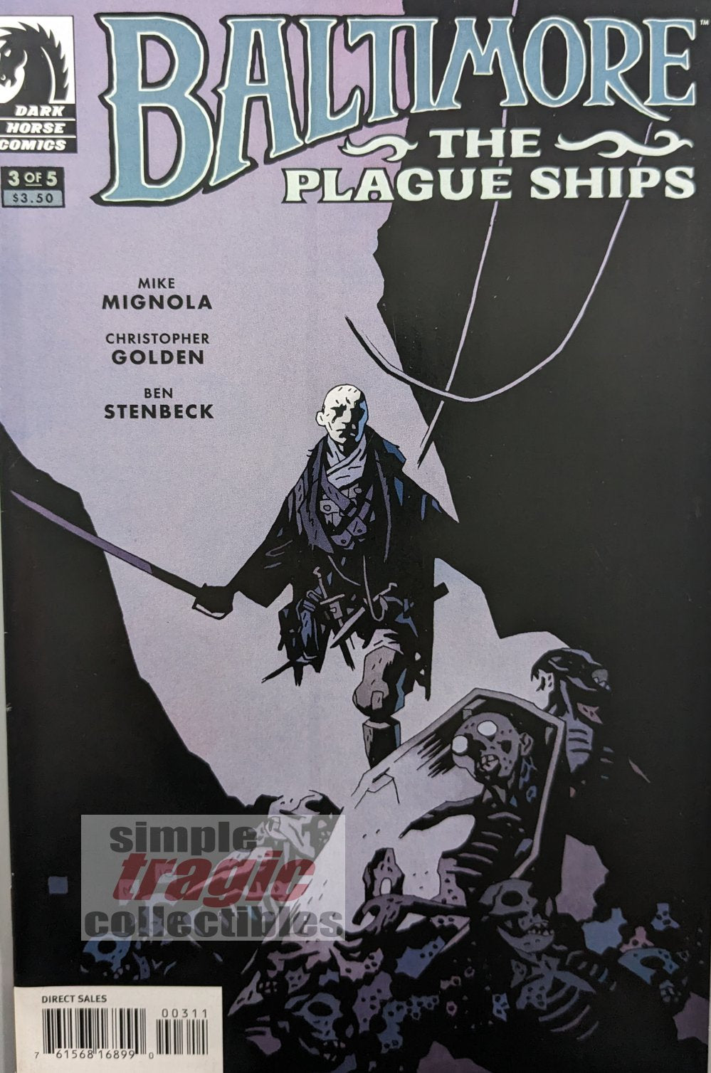 Baltimore: The Plague Ships #3 Comic Book Cover Art by Mike Mignola
