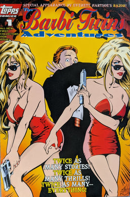 The Barbi Twins Adventures #1 Comic Book Cover Art by Matt Haley