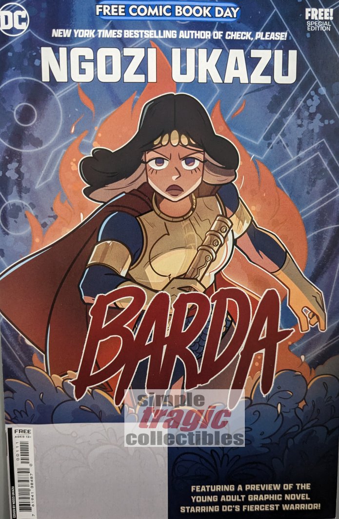 Barda 2024 FCBD Special Edition Comic Book Cover Art by Ngozi Ukazu