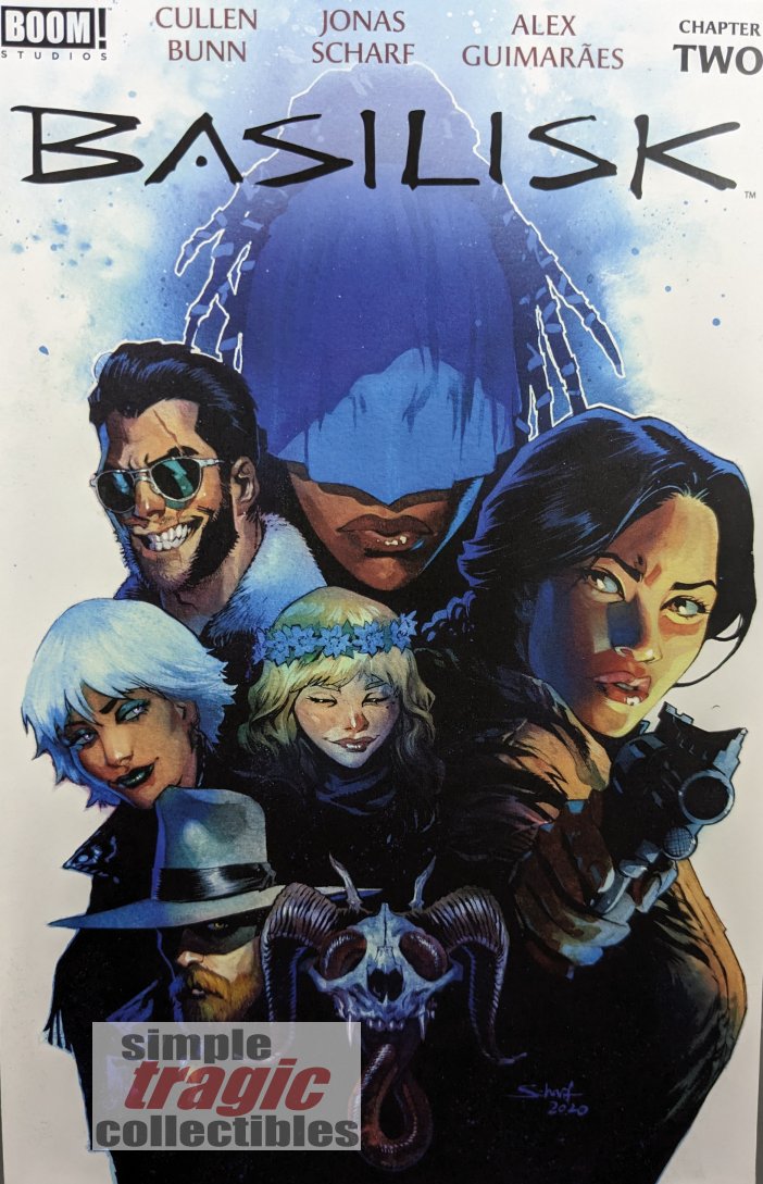 Basilisk #2 Comic Book Cover Art by Jonas Scharf