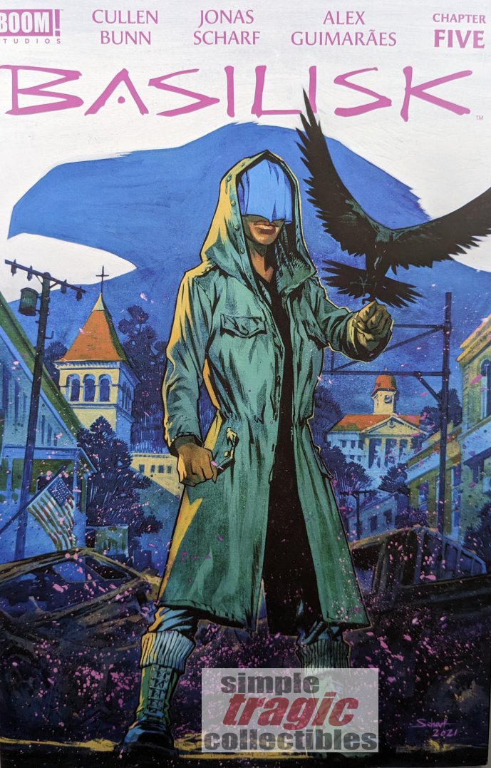 Basilisk #5 Comic Book Cover Art by Jonas Scharf