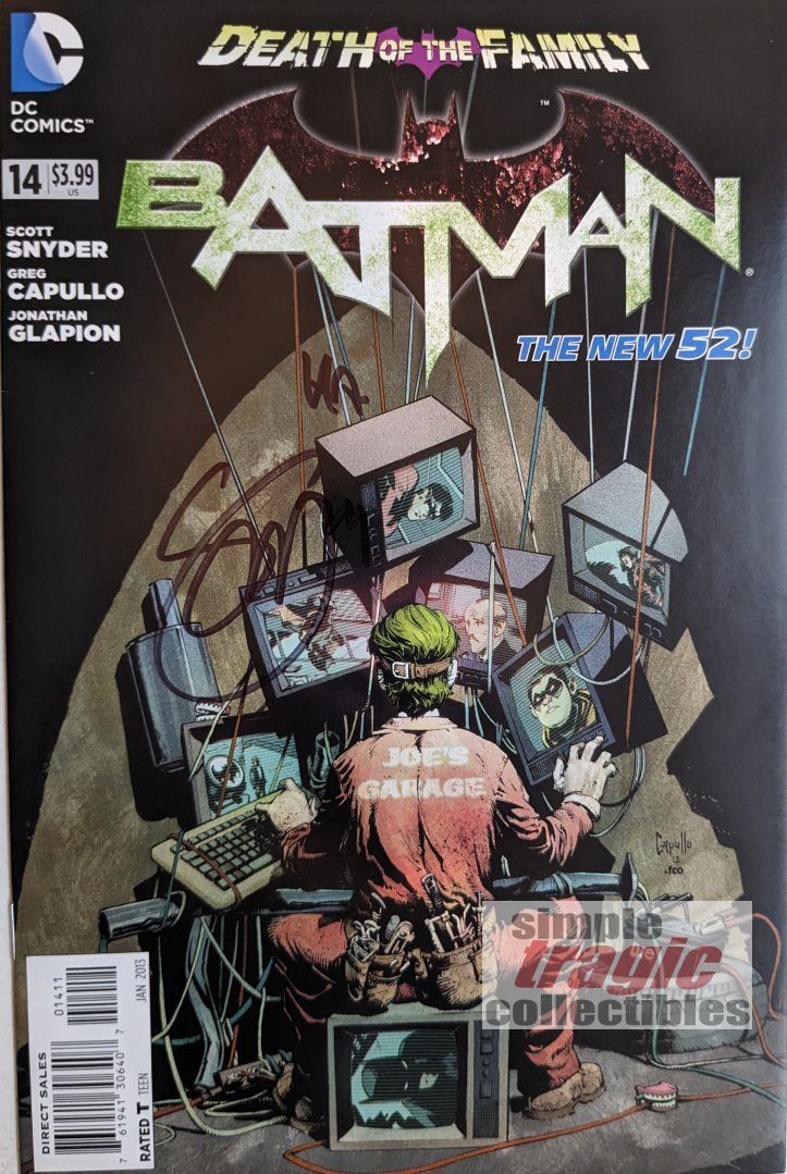 Batman #14 Comic Book Cover Art by Greg Capullo