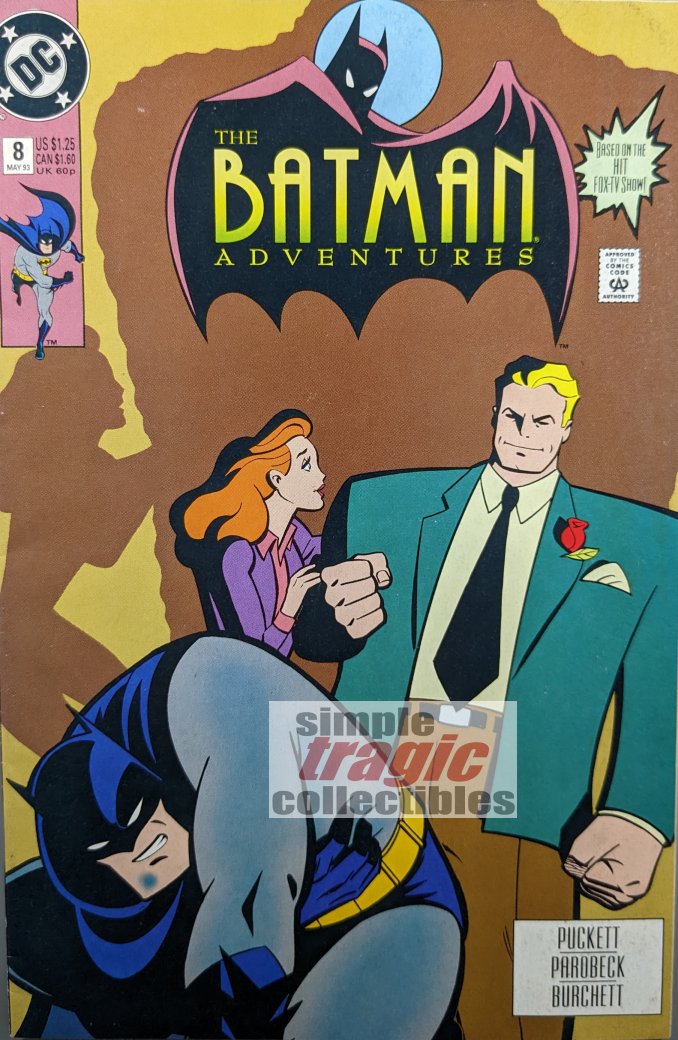 Batman Adventures #8 Comic Book Cover Art