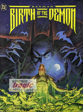 Batman: Birth Of The Demon Graphic Novel Cover Art by Norm Breyfogle