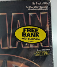 Load image into Gallery viewer, Batman Cereal Box Sealed With Bank
