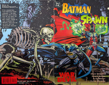 Load image into Gallery viewer, Batman / Spawn: War Devil #1  Wraparound Comic Book Cover Art by Klaus Janson
